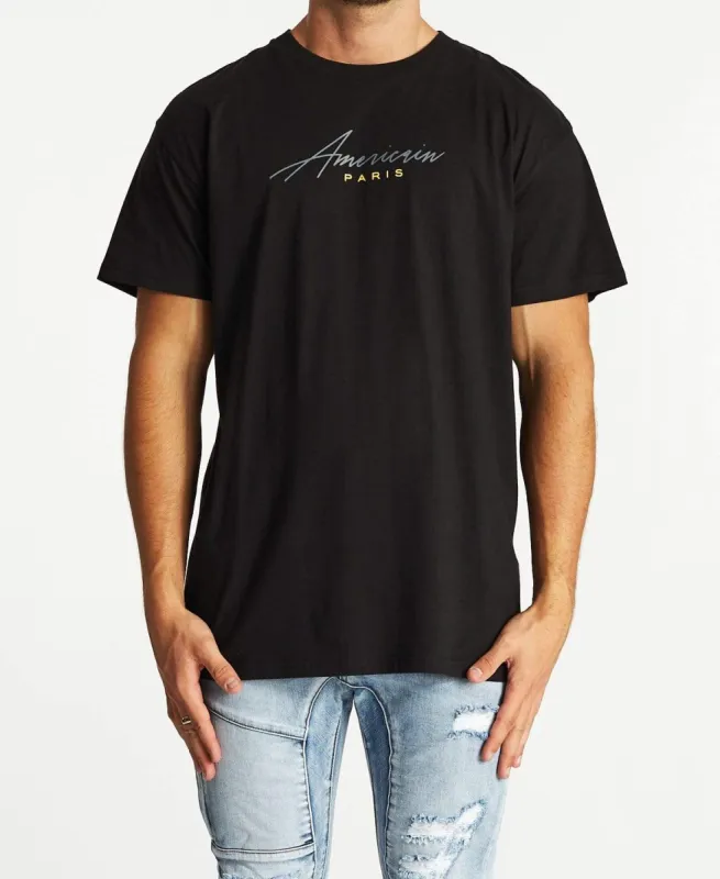 Sombre Oversized T-Shirt Jet Black sold by Neverland