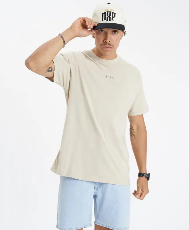 Minimal Thrills Merch Fit T-Shirt Oatmeal sold by Neverland