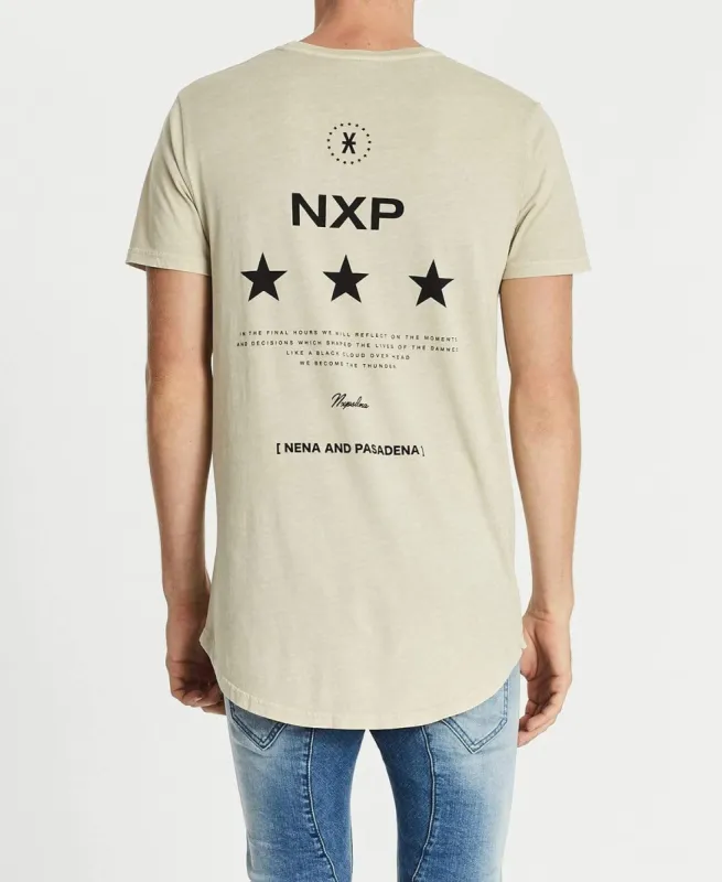 Final Hours Cape Back T-Shirt Acid Sand sold by Neverland
