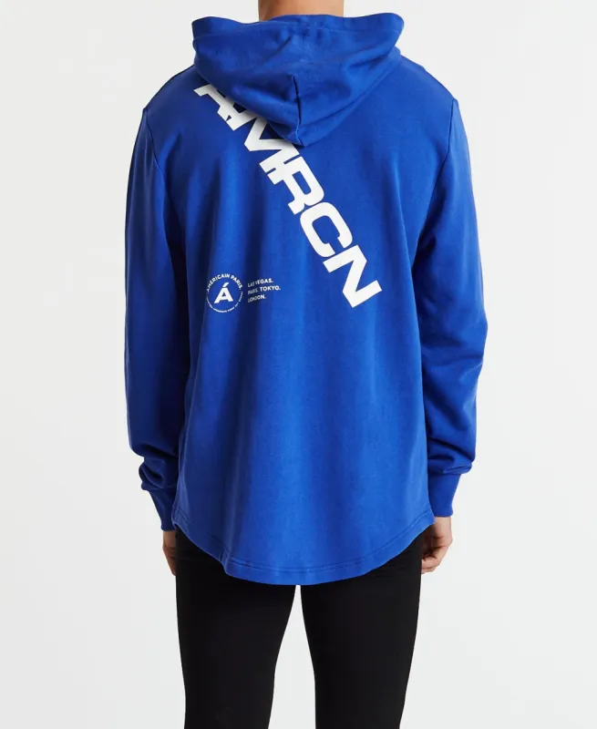 Fatigue Dual Curved Hoodie Amparo Blue sold by Neverland