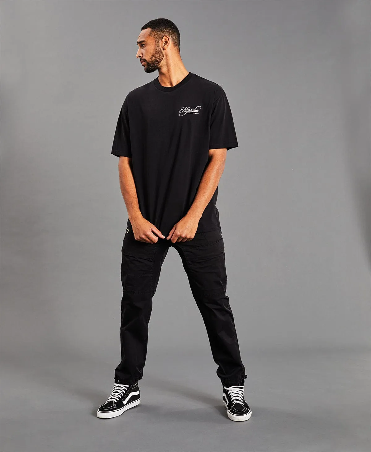 Premier Heavy Box Fit T-Shirt Jet Black sold by Neverland product image thumbnail 4