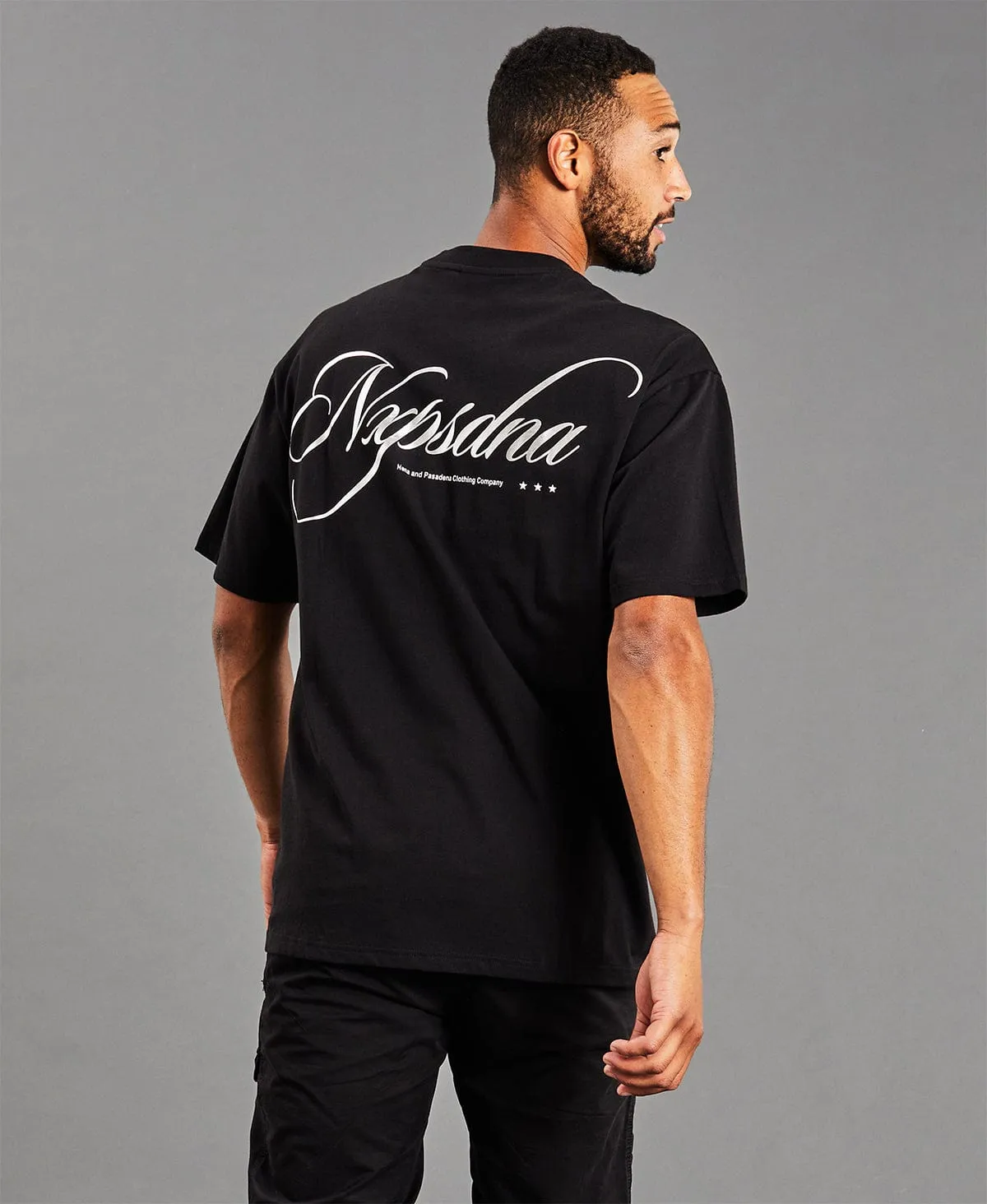 Premier Heavy Box Fit T-Shirt Jet Black sold by Neverland product image thumbnail 3