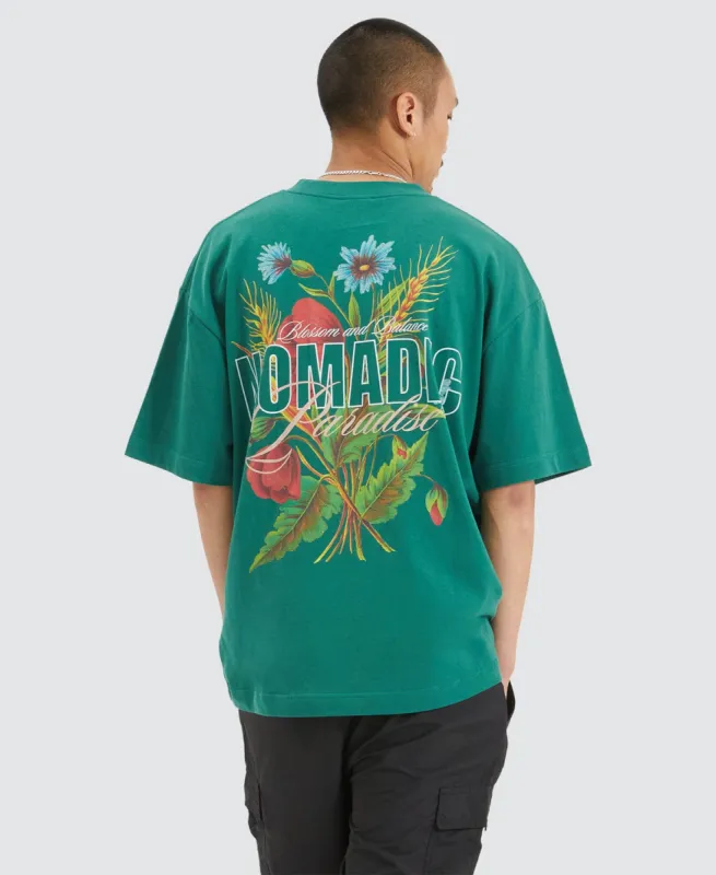 Blossom Heavy Street Tee Garden Green sold by Neverland