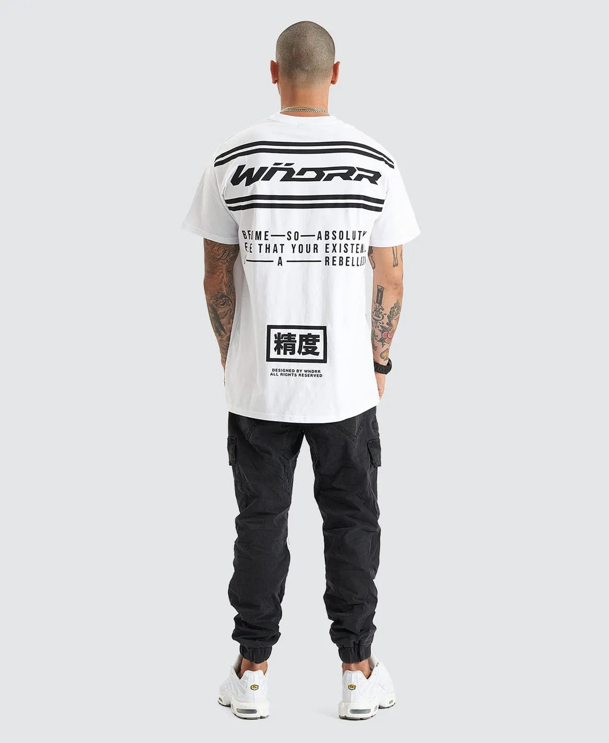 Fortress Custom Fit T-Shirt White sold by Neverland product image thumbnail 5