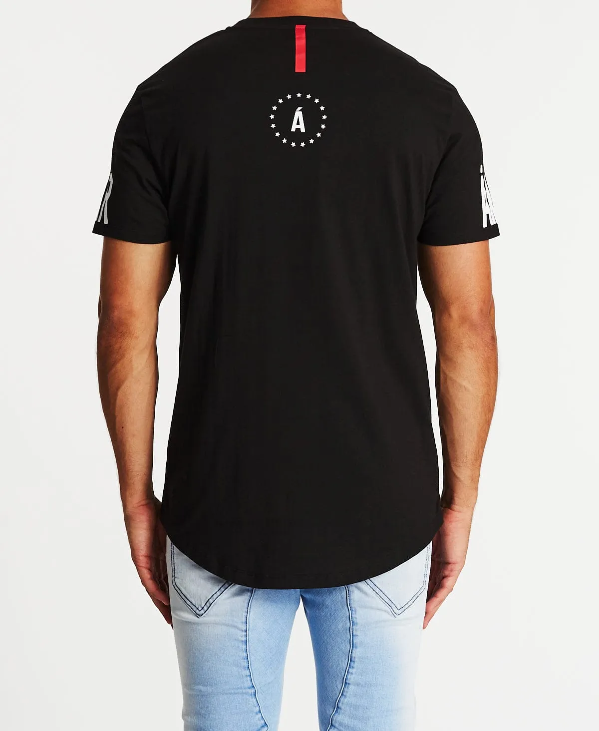 Attraper Dual Curved T-Shirt Jet Black sold by Neverland product image thumbnail 2