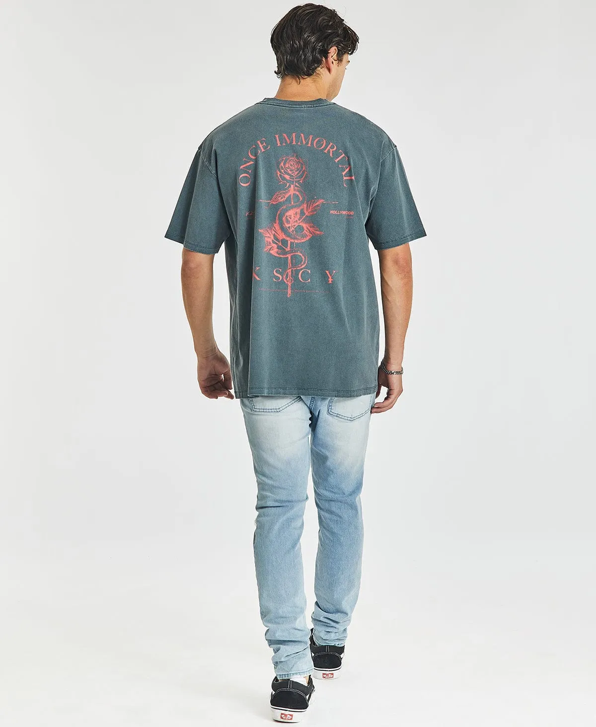 Breaker Box Fit T-Shirt Pigment Carbon Black sold by Neverland product image thumbnail 4