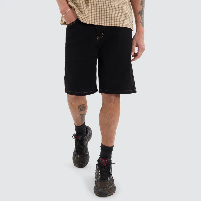 XL Dice Bull Denim Jort Shorts Raw Black sold by Neverland