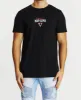 Reflection Cape Back T-Shirt Jet Black sold by Neverland
