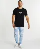 Reflection Cape Back T-Shirt Jet Black sold by Neverland