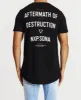 Reflection Cape Back T-Shirt Jet Black sold by Neverland