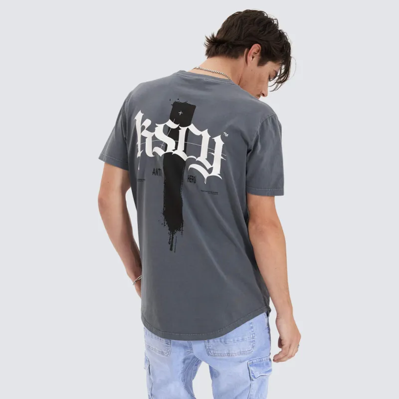 Strayverse Dual Curved Tee Pigment Turbulence sold by Neverland