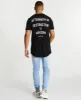 Reflection Cape Back T-Shirt Jet Black sold by Neverland