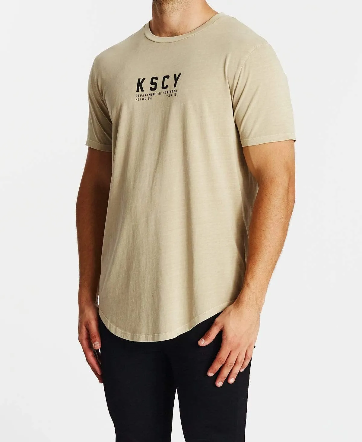 Sirens Dual Curved T-Shirt Pigment Sand sold by Neverland product image thumbnail 3