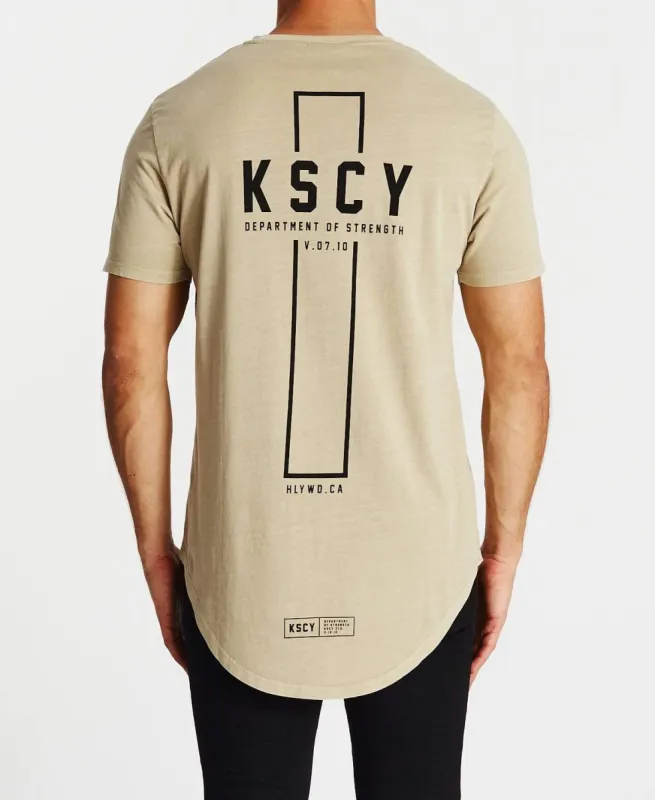 Sirens Dual Curved T-Shirt Pigment Sand sold by Neverland