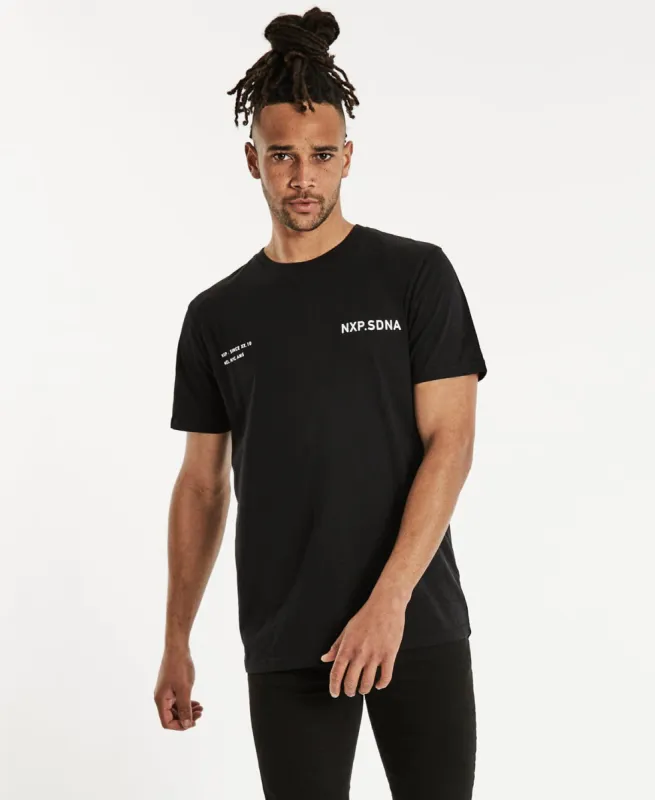 Doin' Fine Cape Back T-Shirt Jet Black sold by Neverland