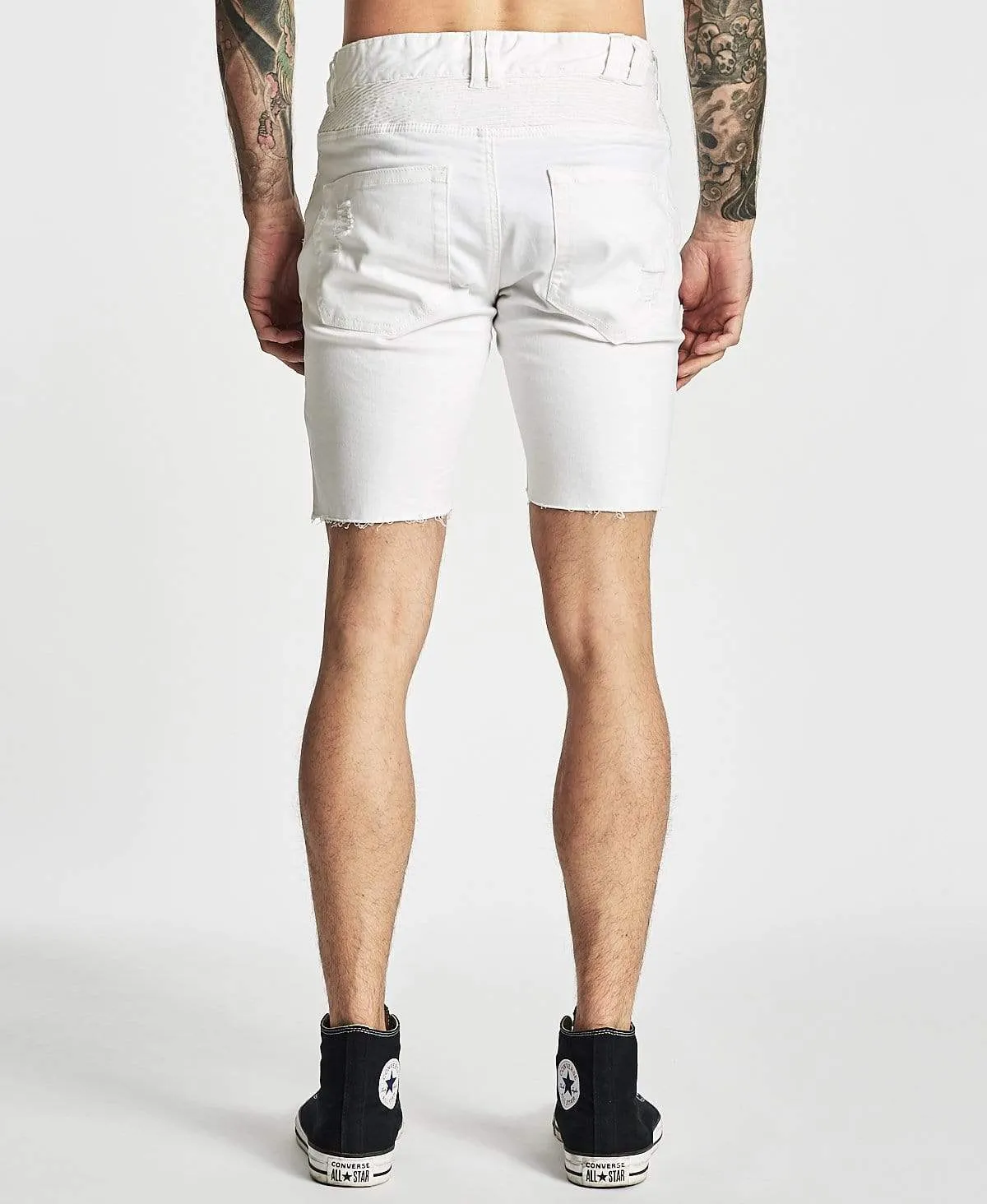 Biker Shorts White sold by Neverland product image thumbnail 2