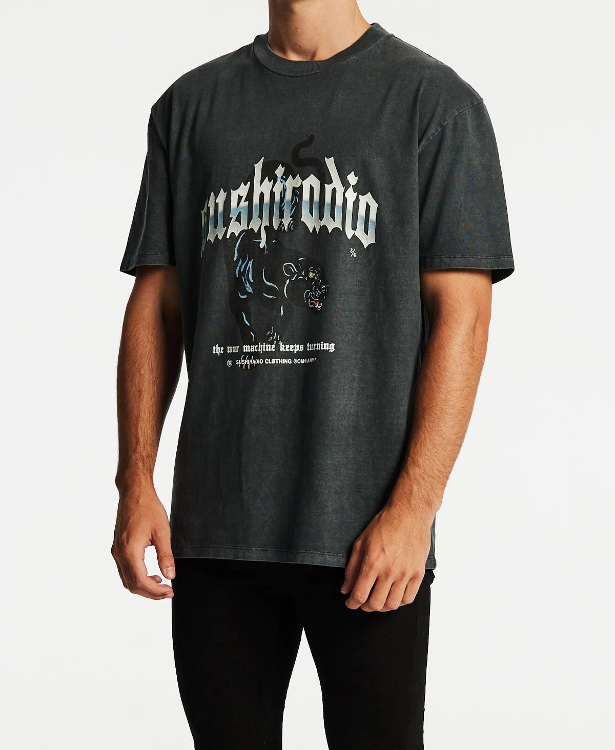 Reaper Box Fit T-Shirt Pigment Asphalt sold by Neverland product image thumbnail 3