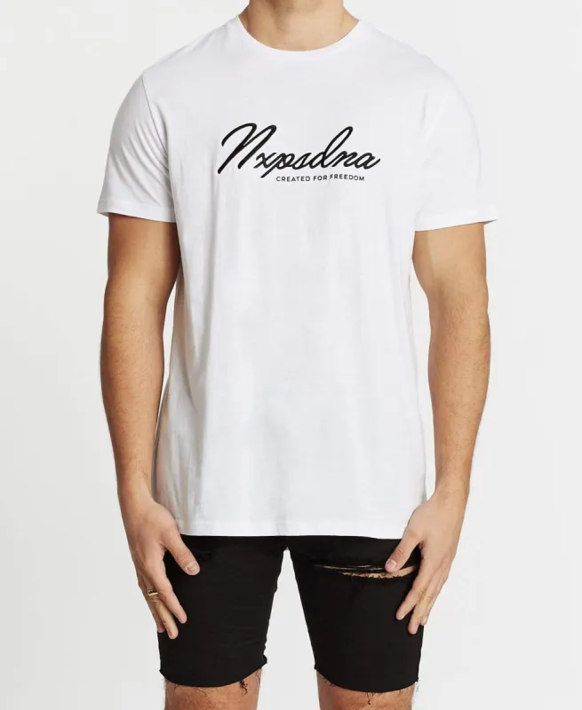 Power Play Scoop Back T-Shirt White sold by Neverland