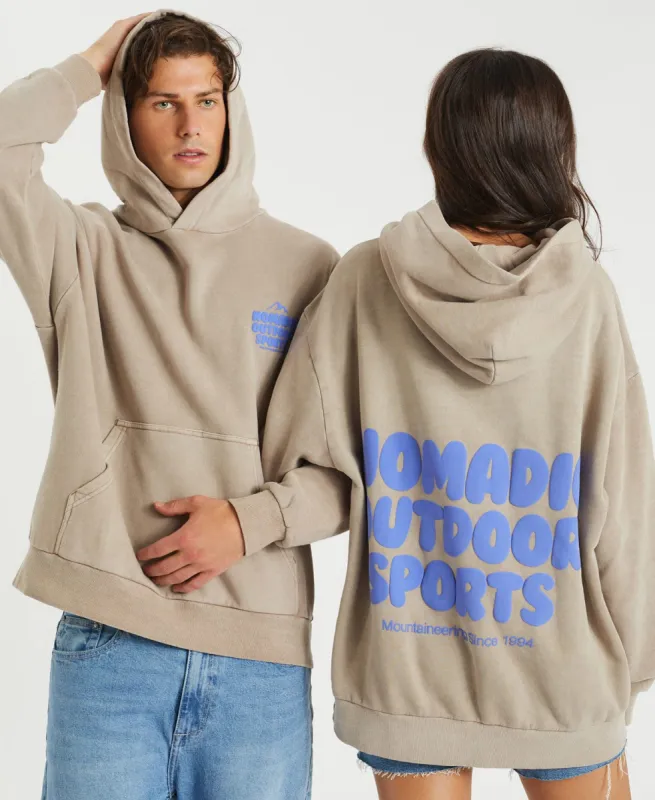 Highwood Relaxed Hoodie Pigment Mocha Neutral sold by Neverland