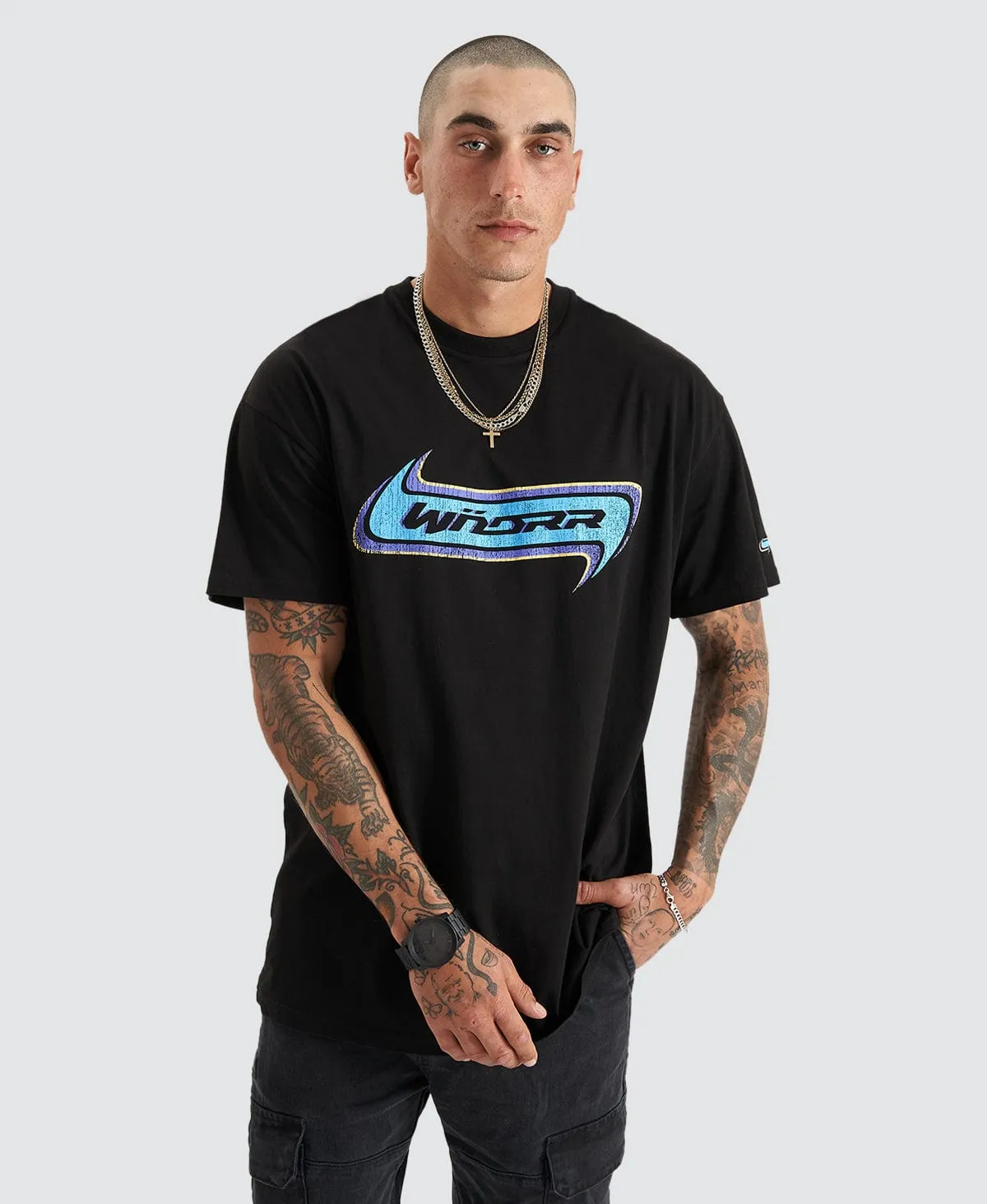 Strider Custom Fit T-Shirt Black sold by Neverland product image thumbnail 3