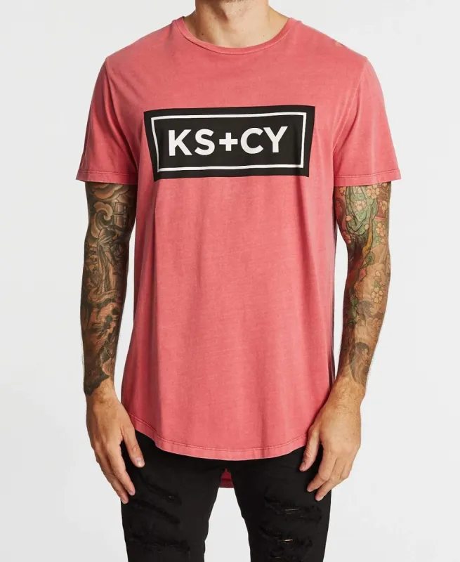 Outsider Baseball T-Shirt Pigment Burgundy sold by Neverland