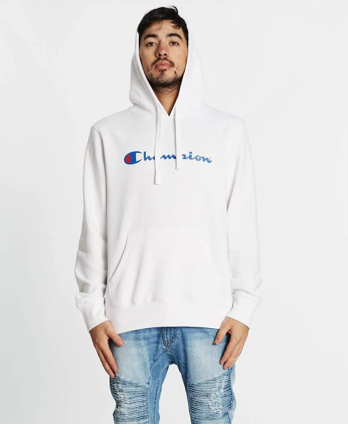 Champion Script Hoodie White sold by Neverland product image thumbnail 4