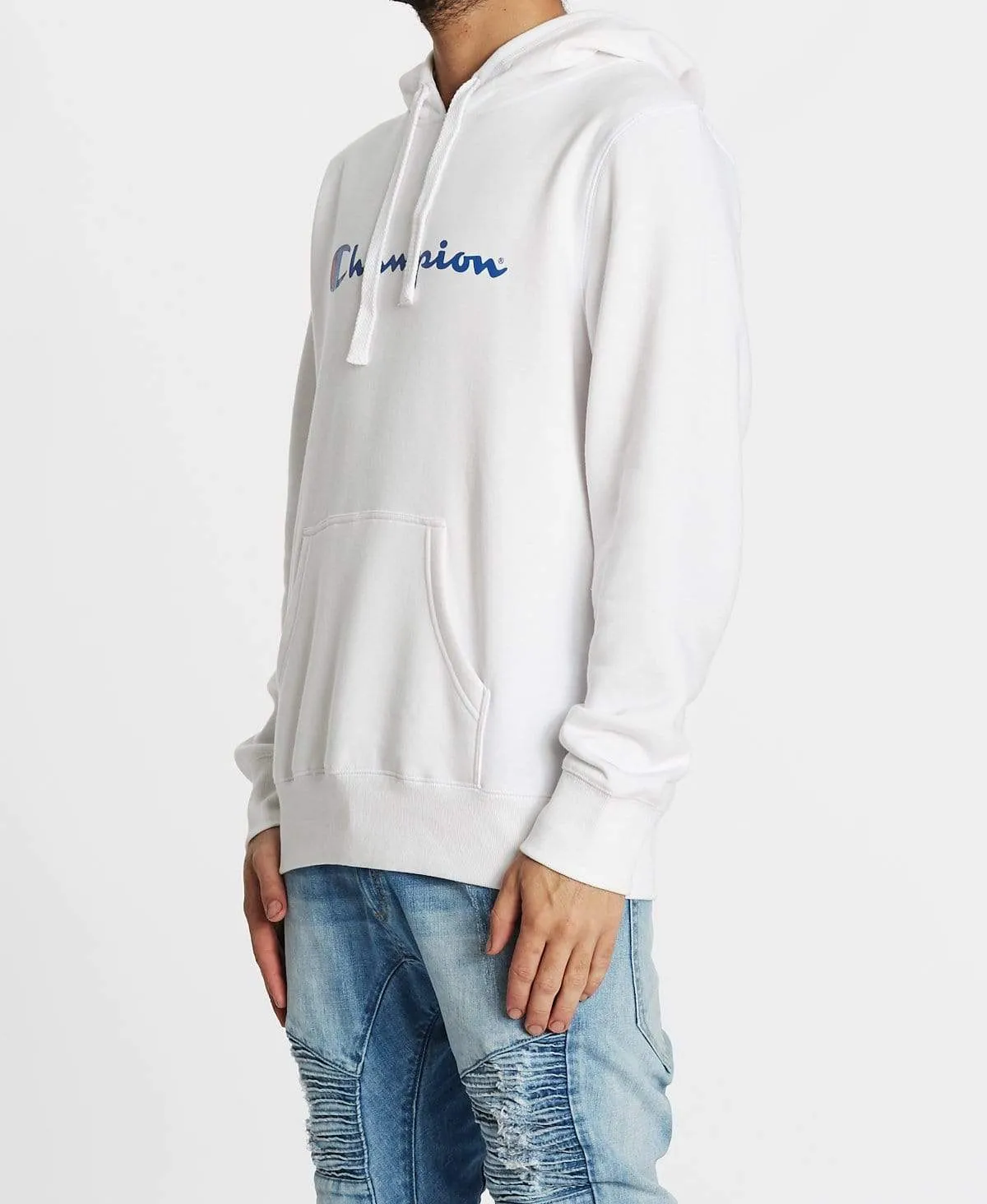 Champion Script Hoodie White sold by Neverland product image thumbnail 3