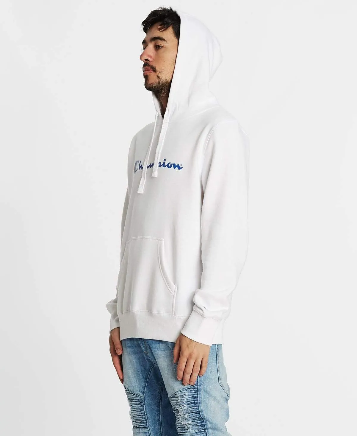 Champion Script Hoodie White sold by Neverland product image thumbnail 5