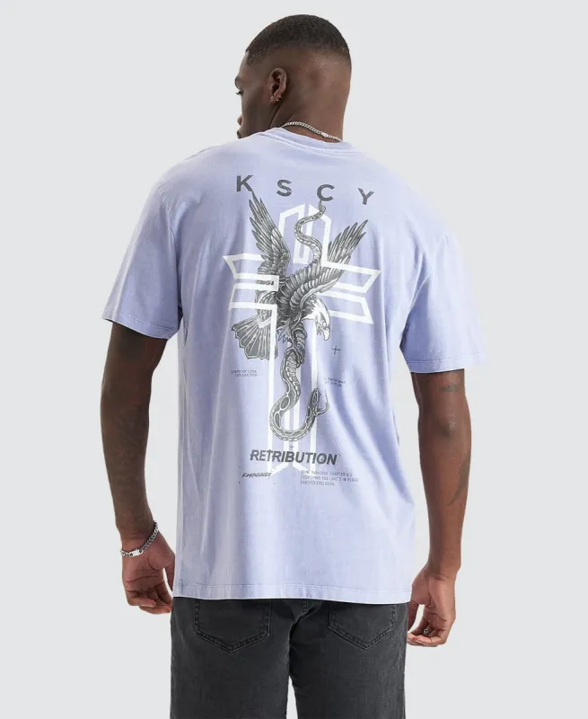 Devotion Relaxed T-Shirt Pigment Lavender sold by Neverland