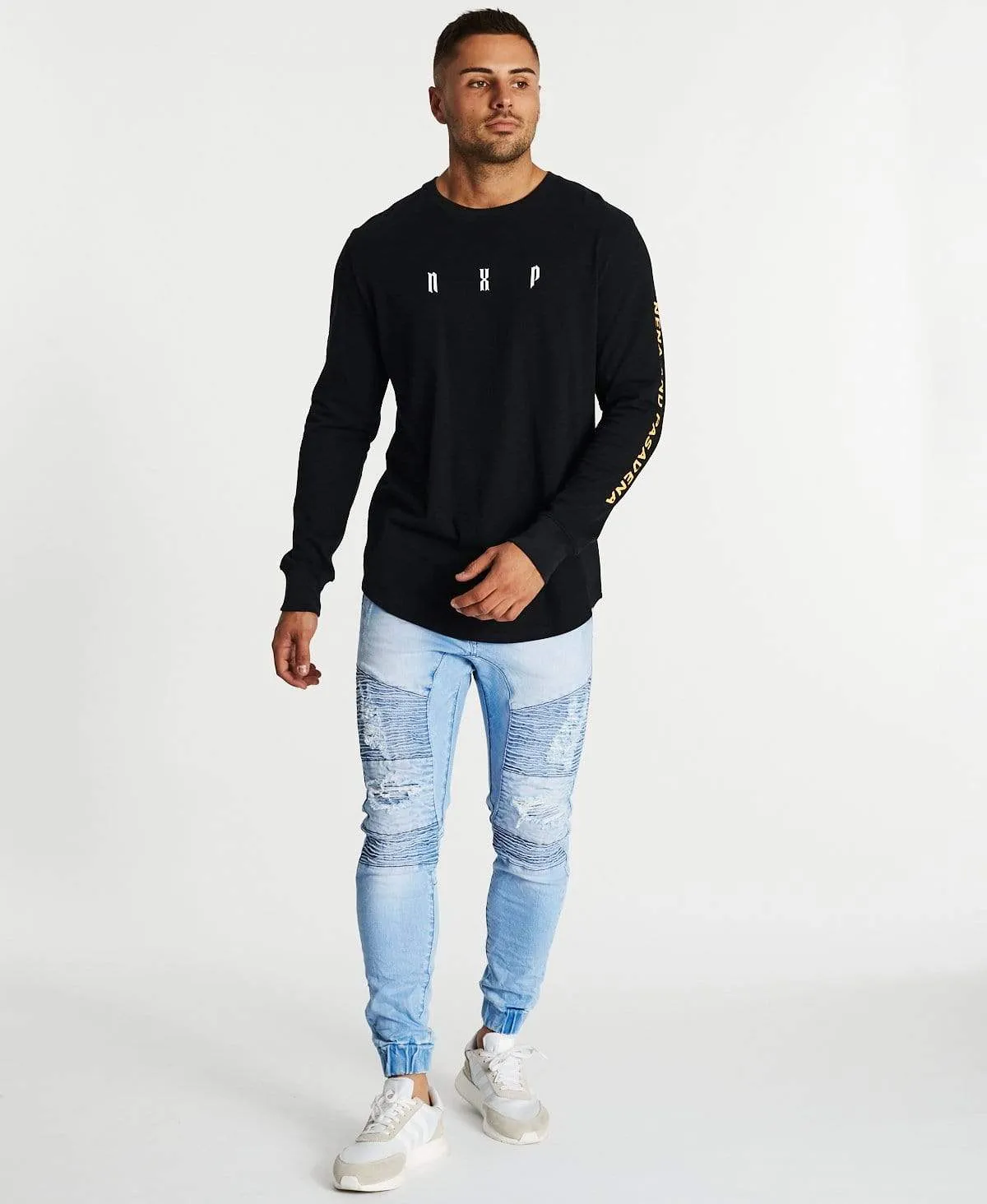 Bulletproof Cape Back Long Sleeve T-Shirt Jet Black sold by Neverland product image thumbnail 5