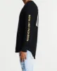 Bulletproof Cape Back Long Sleeve T-Shirt Jet Black sold by Neverland