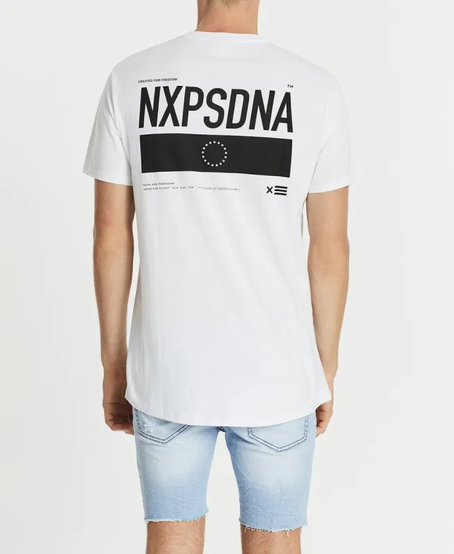 Volatile Scoop Back T-Shirt White sold by Neverland