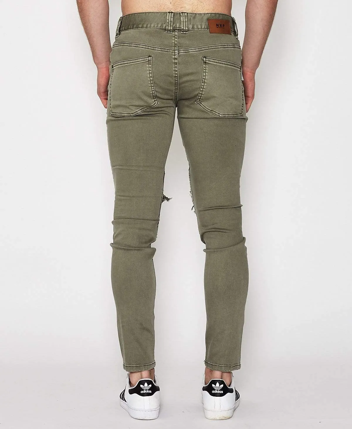 Combination Biker Jeans Freedom Khaki sold by Neverland product image thumbnail 2