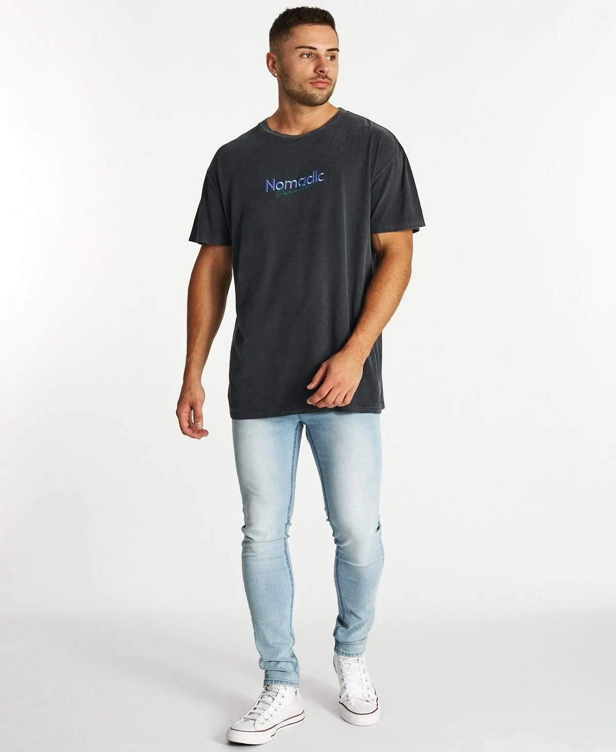 Baltic Relaxed T-Shirt Pigment Asphalt sold by Neverland product image thumbnail 4