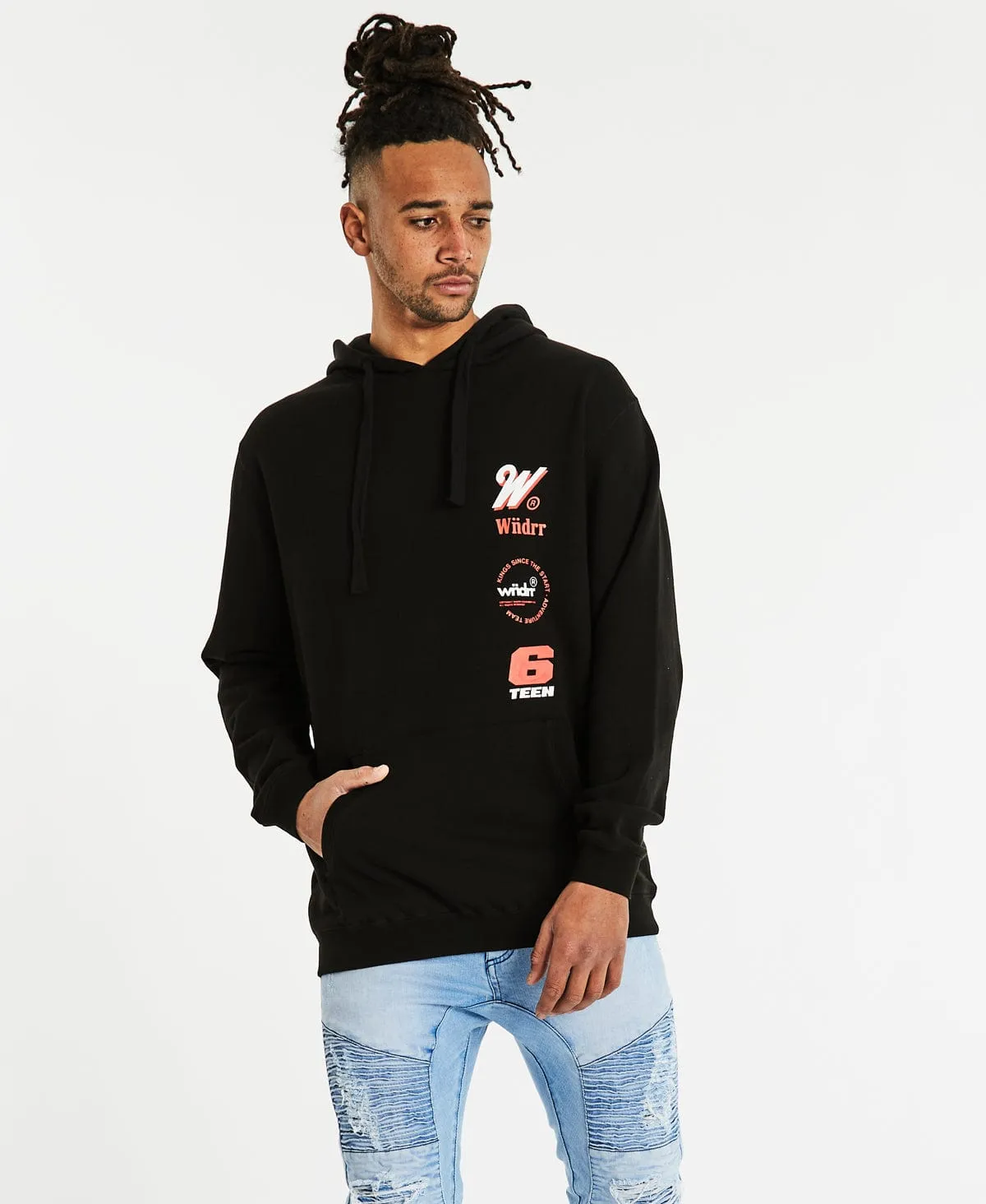 Slender Hoodie Black sold by Neverland