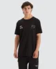 Triple Threat Cape Back T-Shirt Jet Black sold by Neverland