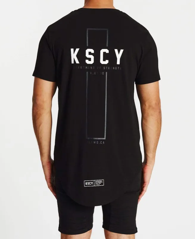 Sirens Dual Curved T-Shirt Jet Black sold by Neverland