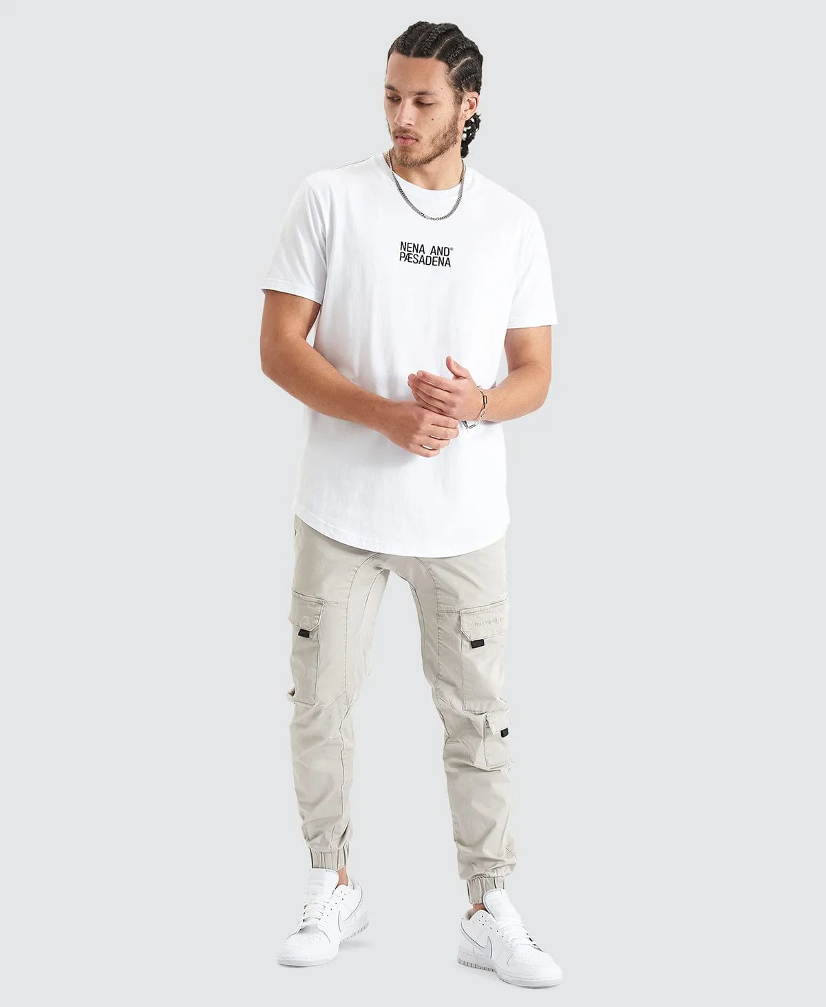 Blockade Dual Curved Tee Optical White sold by Neverland product image thumbnail 3