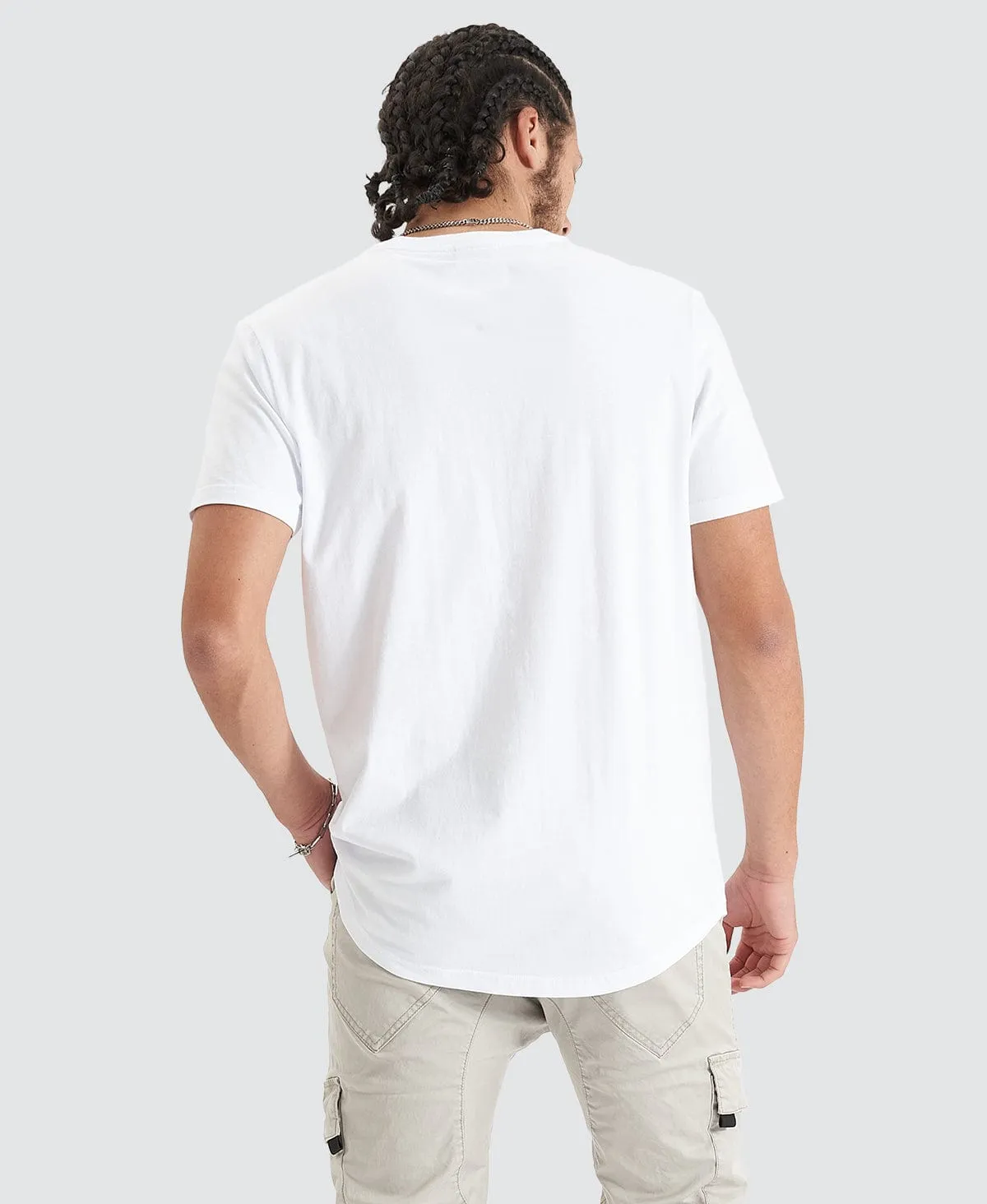 Blockade Dual Curved Tee Optical White sold by Neverland product image thumbnail 5