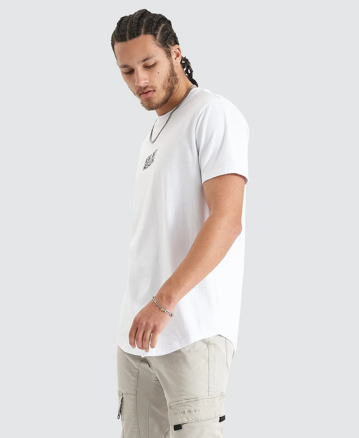 Blockade Dual Curved Tee Optical White sold by Neverland product image thumbnail 4