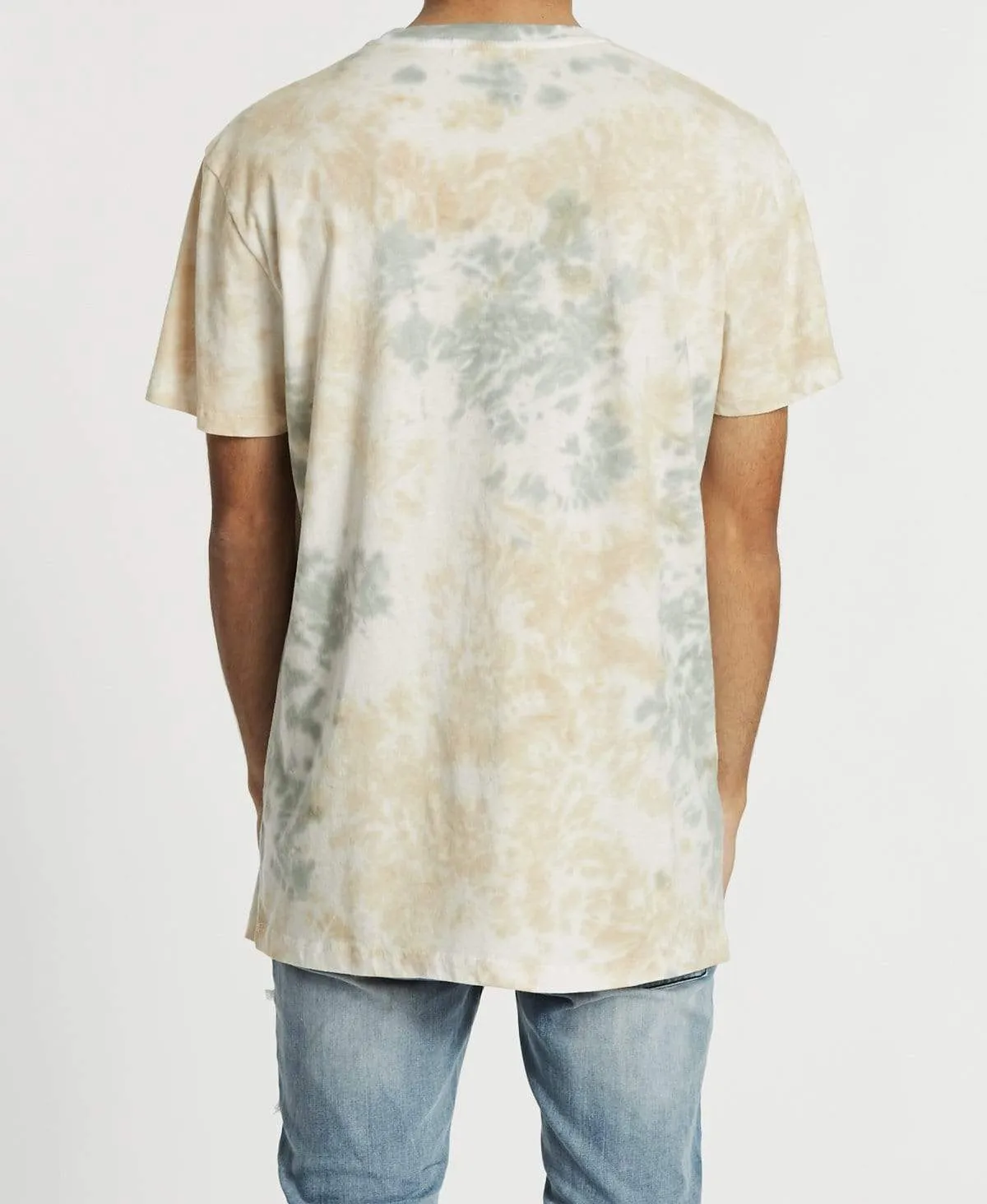 Vapour Relaxed Tee Tie Dye Sage/Beige sold by Neverland product image thumbnail 2