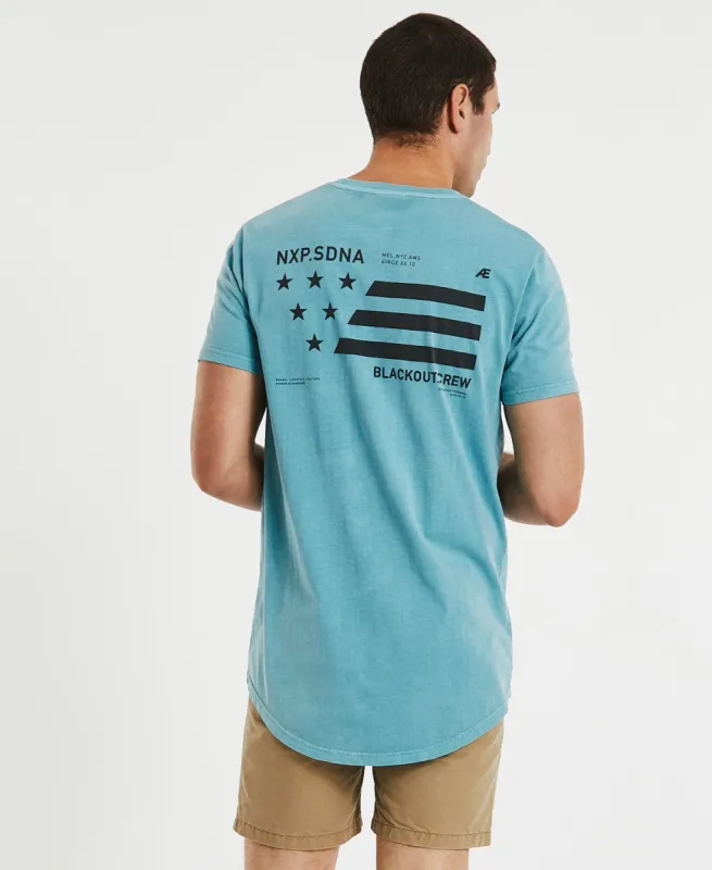 Torpedo Cape Back T-Shirt Blue sold by Neverland