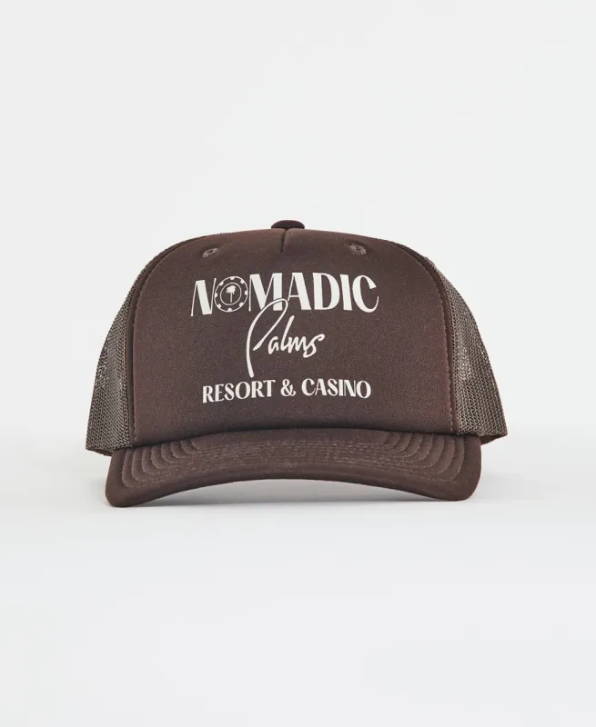 Cabana Trucker Cap Peppercorn Brown sold by Neverland