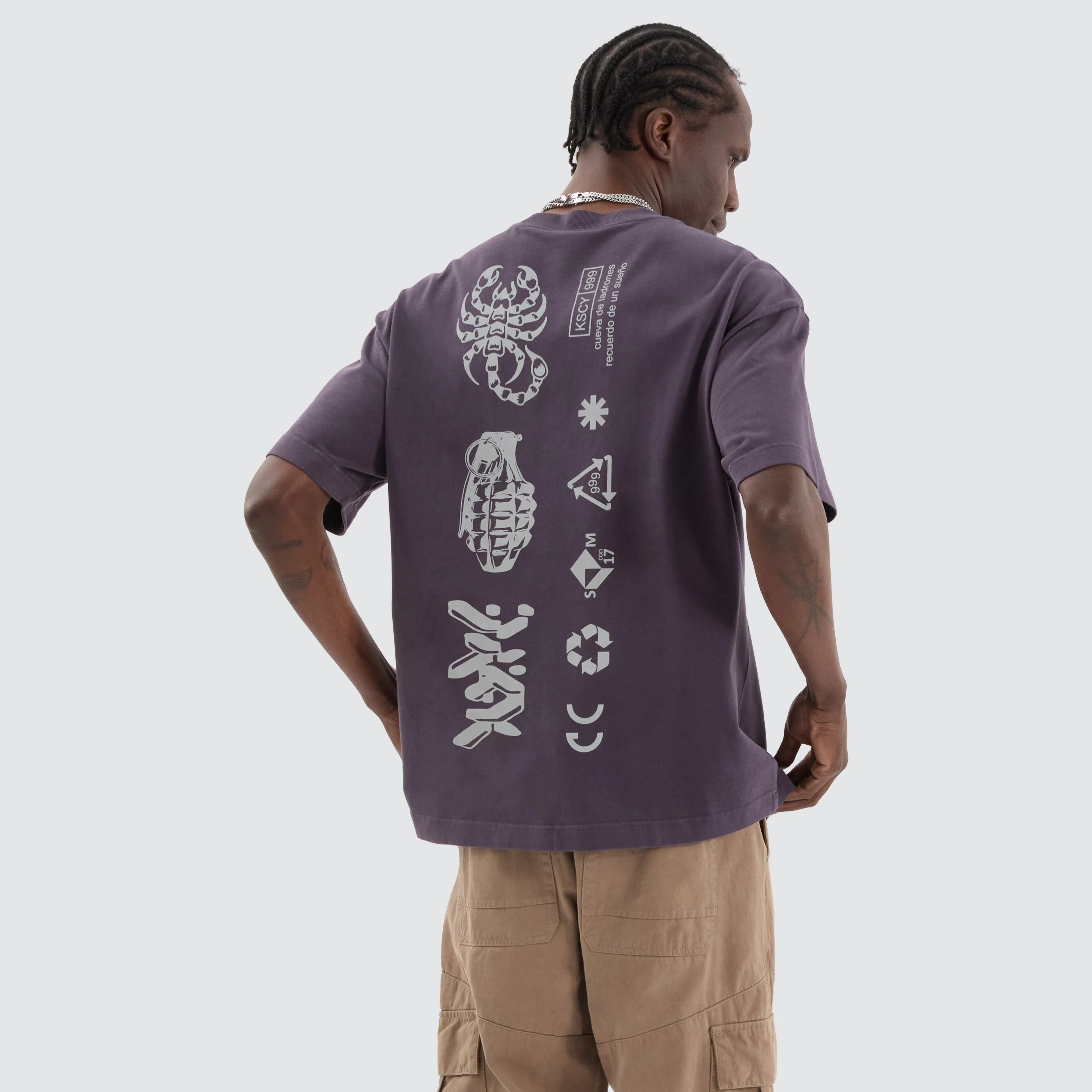 Poison Street Tee Pigment Night Shade sold by Neverland