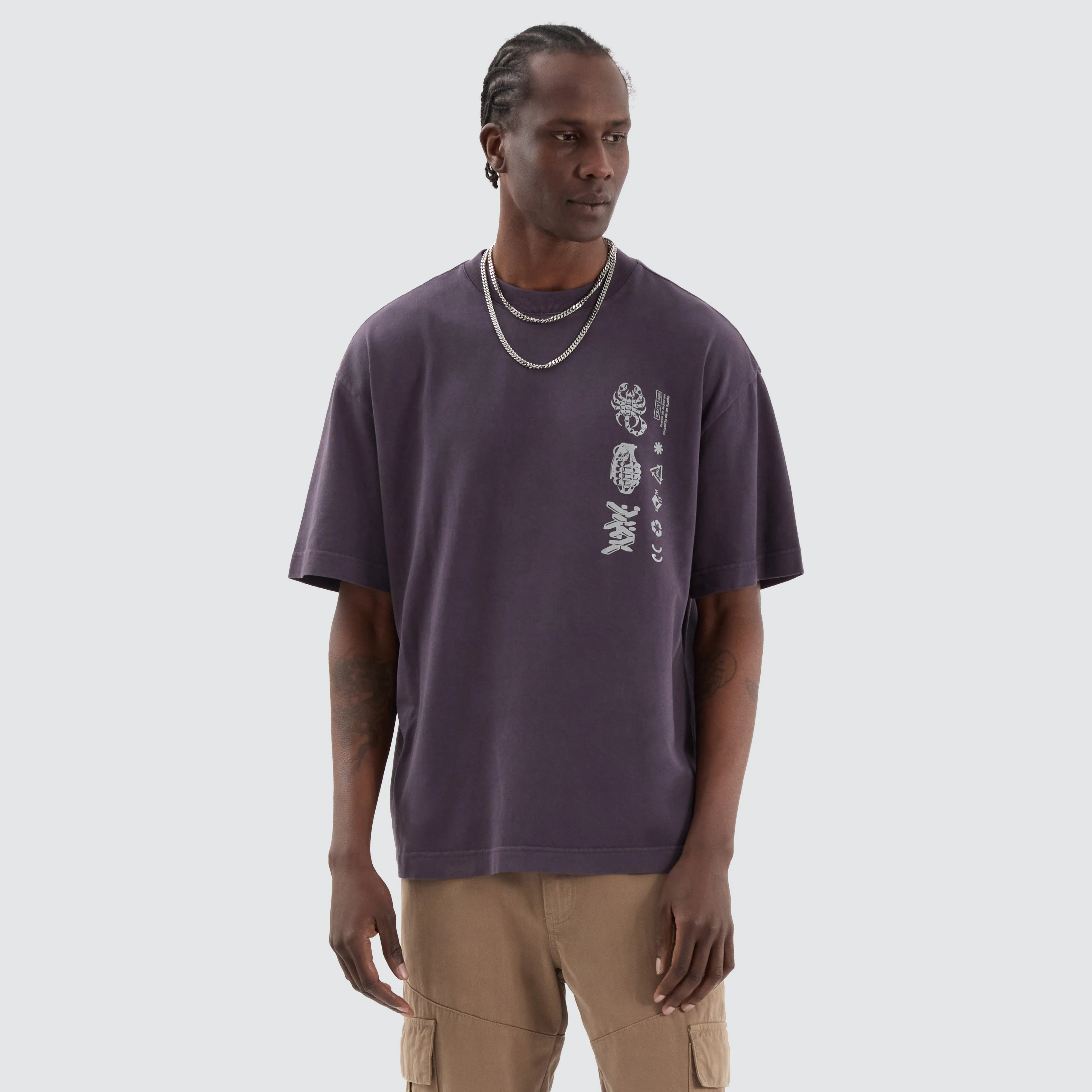 Poison Street Tee Pigment Night Shade sold by Neverland product image thumbnail 3