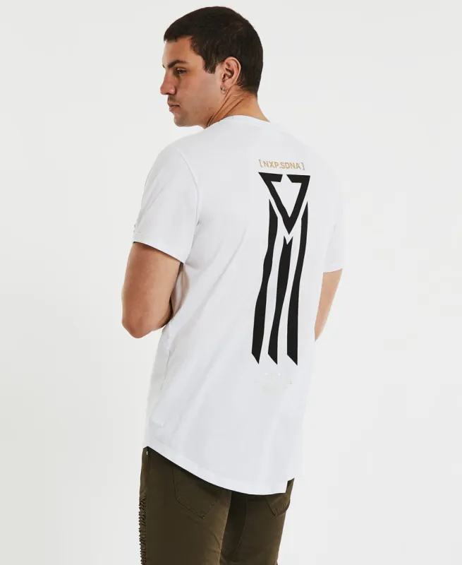 Vapor Cape Back T-Shirt White sold by Neverland