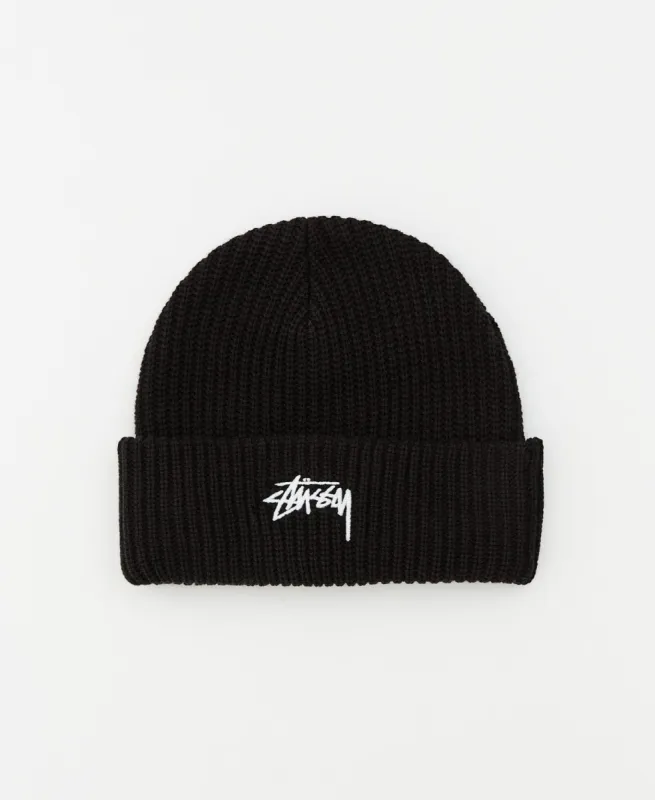 Stock Cuff Beanie Black sold by Neverland
