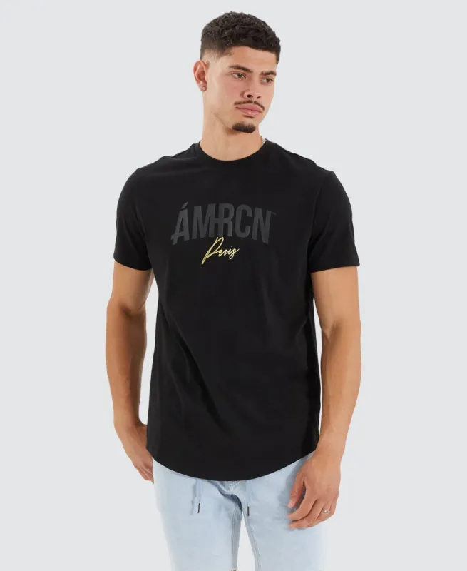 Grande Dual Curved Tee Jet Black sold by Neverland