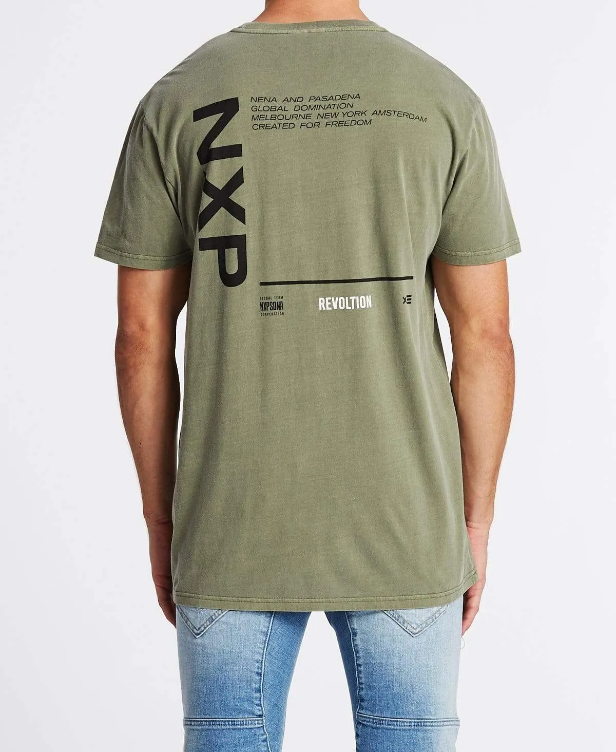 Amsterdam Relaxed Fit T-Shirt Pigment Khaki sold by Neverland