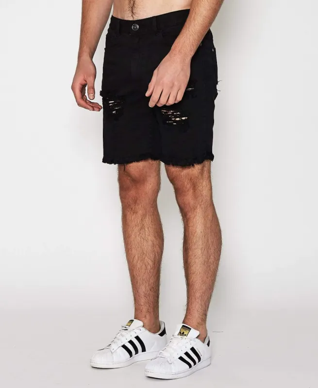 Staten Short Jet Black sold by Neverland